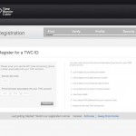 Account Registration Landing Desktop Wireframe