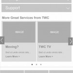 Home Redesign Mobile Wireframe Concept